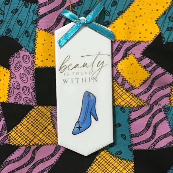Cinderella Shoe ceramic tile ornament - Picture 1 of 2